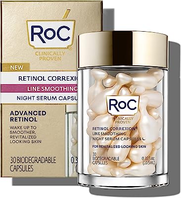Top 10 facial serums in the brands of RoC Retinol Correxion Anti-Aging Wrinkle Night Serum